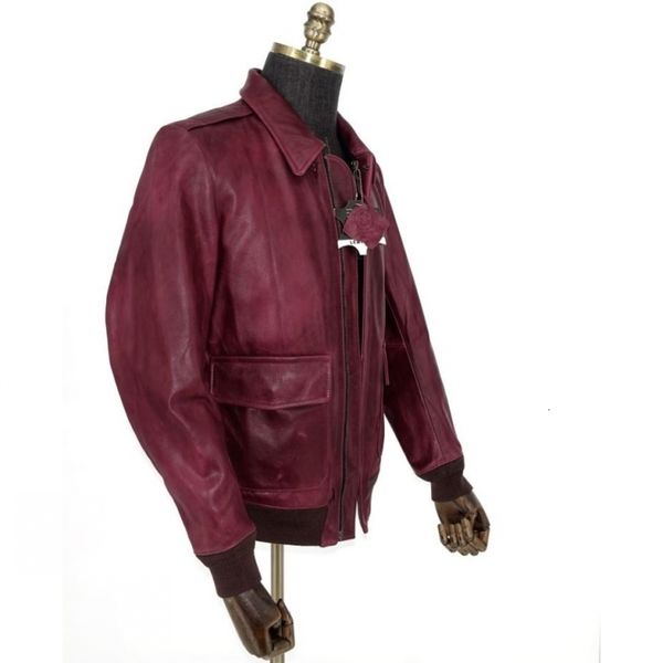 american retro vintage slim fit genuine leather bomber jackets men brand real leather coats mens overcoats, Black
american retro vintage slim fit genuine leather bomber jackets men brand real leather coats mens overcoats, Black