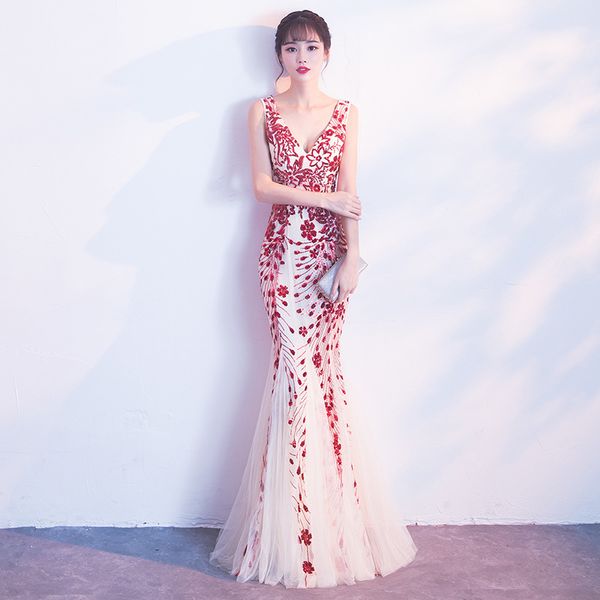 свадебное платье белого вышивки cheongsam длинные традиционный китайский vintage платье красный русалка sexy split qipao платья современные, Red
свадебное платье белого вышивки cheongsam длинные традиционный китайский vintage платье красный русалка sexy split qipao платья современные, Red