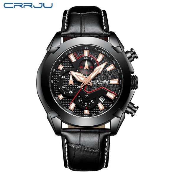 2020 crrju men's chronograph quartz watch men luxury date luminous waterproof watches leather strap dress wristswatch erkek kol saati, Slivery;brown
2020 crrju men's chronograph quartz watch men luxury date luminous waterproof watches leather strap dress wristswatch erkek kol saati, Slivery;brown
