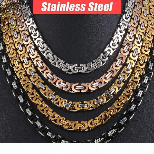 chain necklace for men stainless steel gold silver black byzantine link mens necklaces chains davieslee fashion jewelry dlknm27
chain necklace for men stainless steel gold silver black byzantine link mens necklaces chains davieslee fashion jewelry dlknm27