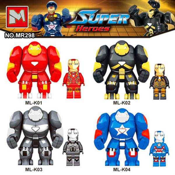 dhl marvel super heroes avengers iron man hulkbusters model figure blocks compatible building brick toys for children gift toys
dhl marvel super heroes avengers iron man hulkbusters model figure blocks compatible building brick toys for children gift toys