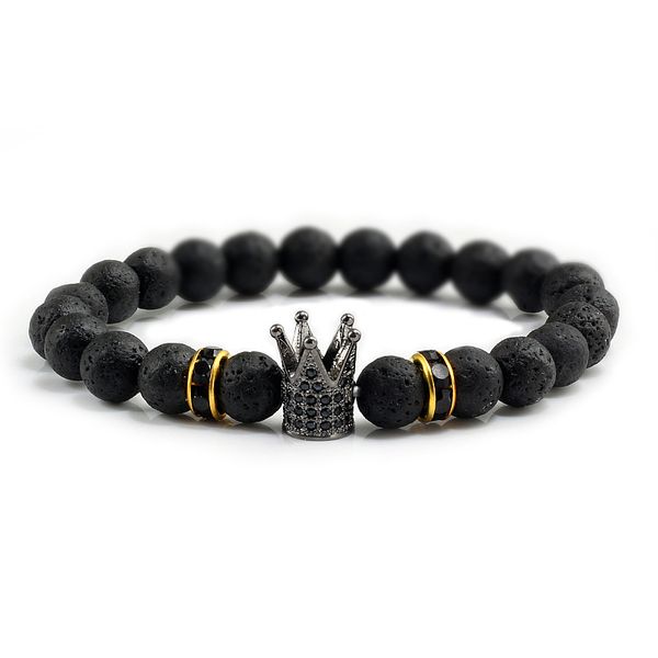 8mm stone beads bracelet bangles for women men novelty crown king queen beaded charm bracelets cool fashion jewelry for boy girl, Black
8mm stone beads bracelet bangles for women men novelty crown king queen beaded charm bracelets cool fashion jewelry for boy girl, Black