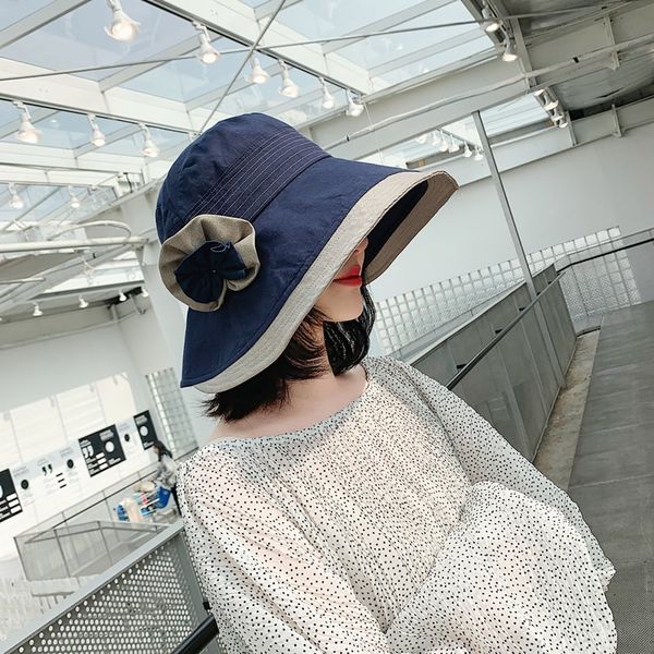 6 colors stylish the summer sun hat cotton folding fabric lady travel cap female summer beach hat all-match multicolor bucket hat, Blue;gray
6 colors stylish the summer sun hat cotton folding fabric lady travel cap female summer beach hat all-match multicolor bucket hat, Blue;gray