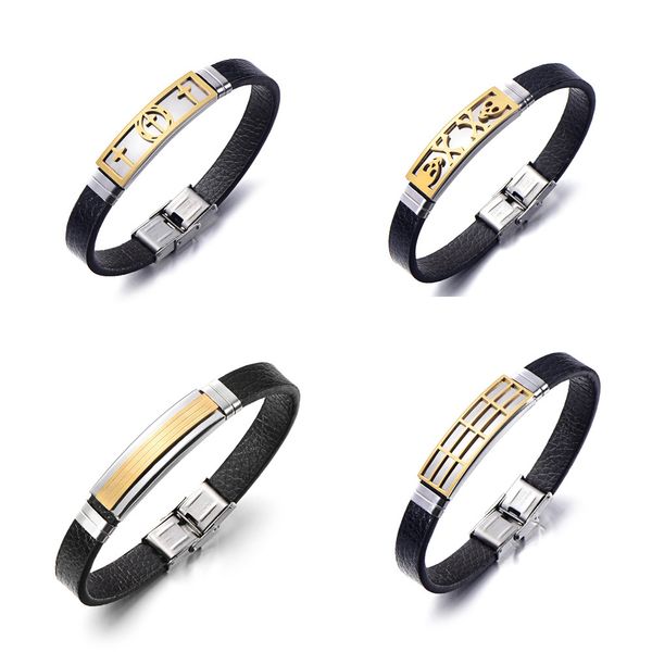 skull bracelets stainless steel men titanium steel leather bracelet wholesale retro punk foreign trade new style accessories, Silver
skull bracelets stainless steel men titanium steel leather bracelet wholesale retro punk foreign trade new style accessories, Silver