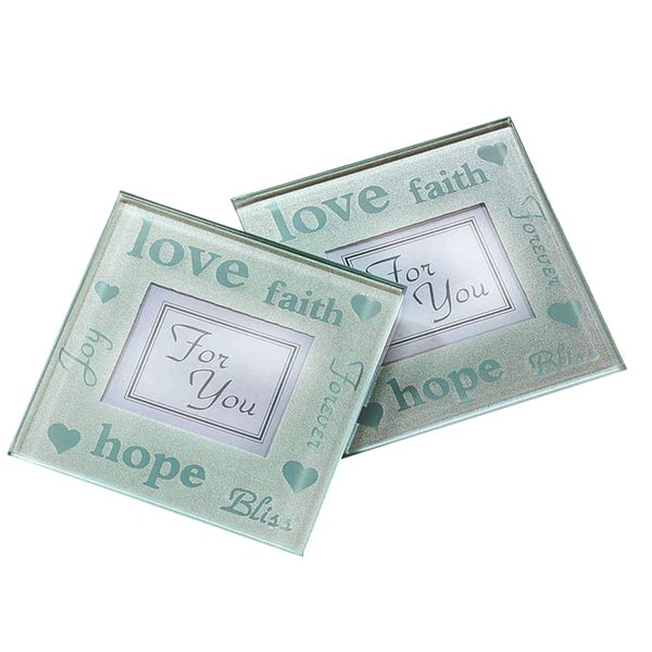 2pc green glass creative drink picture frame coaster cup pad holder mat home table decor
2pc green glass creative drink picture frame coaster cup pad holder mat home table decor