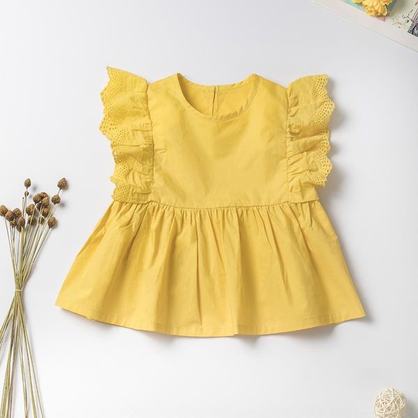 2020 babies' and girls' shirts lace solid color cotton sleeveless round lace shirt shirt collar, White;black
2020 babies' and girls' shirts lace solid color cotton sleeveless round lace shirt shirt collar, White;black