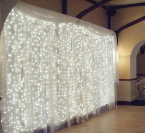 9m * 2.6m 900 Led Curtains Garland String Light Christmas Holiday Party Wedding Luminaria Decoration Lamps Lighting