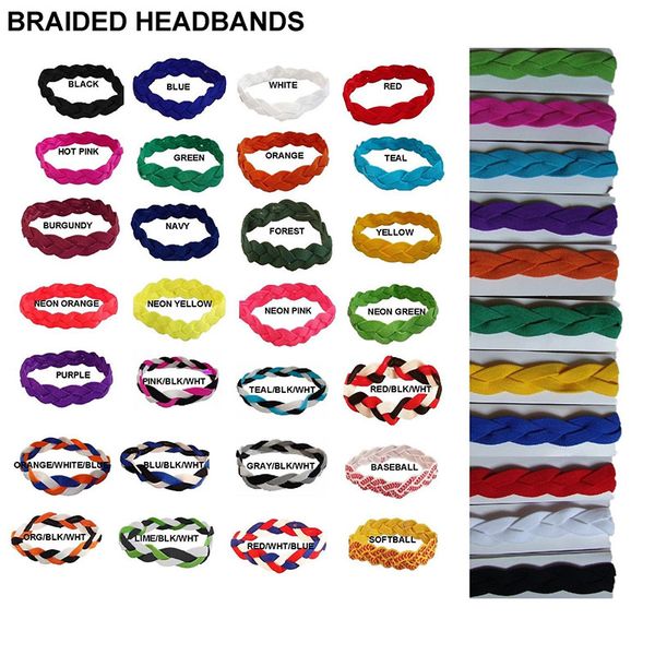 2019 dhl braided headband non slip style sweaty sports thick hair head bands, Silver
2019 dhl braided headband non slip style sweaty sports thick hair head bands, Silver