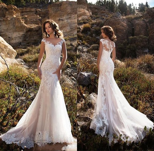 2019 White Mermaid Wedding Dresses Sweep Train Applique Lace Bridal Gowns Plus Size Wedding Dress Vestidos De Noiva
2019 White Mermaid Wedding Dresses Sweep Train Applique Lace Bridal Gowns Plus Size Wedding Dress Vestidos De Noiva