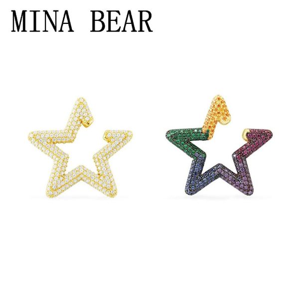 2020 fashion new fantasy romantic rainbow color and white single star sliding ear bone sliding multicolor zircon star earrings, Golden;silver
2020 fashion new fantasy romantic rainbow color and white single star sliding ear bone sliding multicolor zircon star earrings, Golden;silver