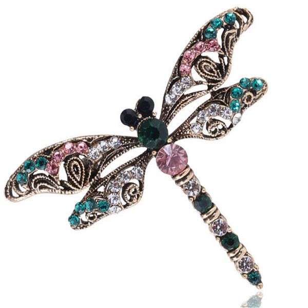 vintage colored rhinestone dragonfly brooches for woman man party clothing accessories 2020 new arrival brooch, Gray
vintage colored rhinestone dragonfly brooches for woman man party clothing accessories 2020 new arrival brooch, Gray