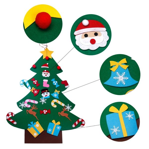 1 set christmas door wall hanging decoration christmas tree set with ornaments diy hand made xmas toys gift for children kids
1 set christmas door wall hanging decoration christmas tree set with ornaments diy hand made xmas toys gift for children kids