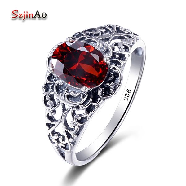 szjinao garnet rings for women carve oval rose big rings shimmering vintage s925 ring silver prong setting 2020 fashion jewelry
szjinao garnet rings for women carve oval rose big rings shimmering vintage s925 ring silver prong setting 2020 fashion jewelry