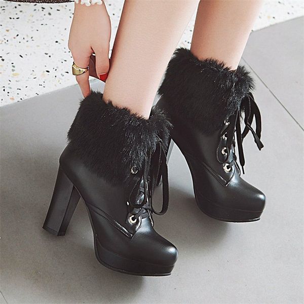 autumn and winter snow boots womens short tube large crossborder boots plush warm foreign trade womens 4043, Black
autumn and winter snow boots womens short tube large crossborder boots plush warm foreign trade womens 4043, Black