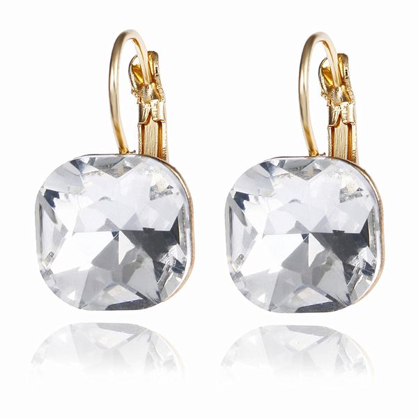 e0257 fashion simple austrian crystal dangle earrings for women gold color square shaped shinning drop earrings female jewelry, Silver
e0257 fashion simple austrian crystal dangle earrings for women gold color square shaped shinning drop earrings female jewelry, Silver