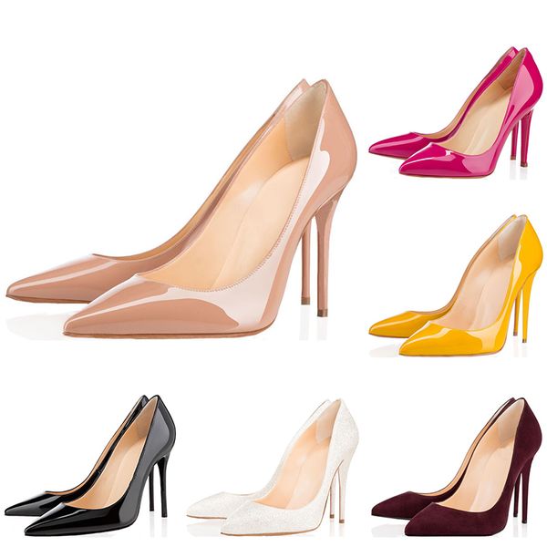 with box red bottoms luxury designer women high heels 8cm 10cm 12cm noble black leather pointed toes pumps wedding dress shoes
with box red bottoms luxury designer women high heels 8cm 10cm 12cm noble black leather pointed toes pumps wedding dress shoes