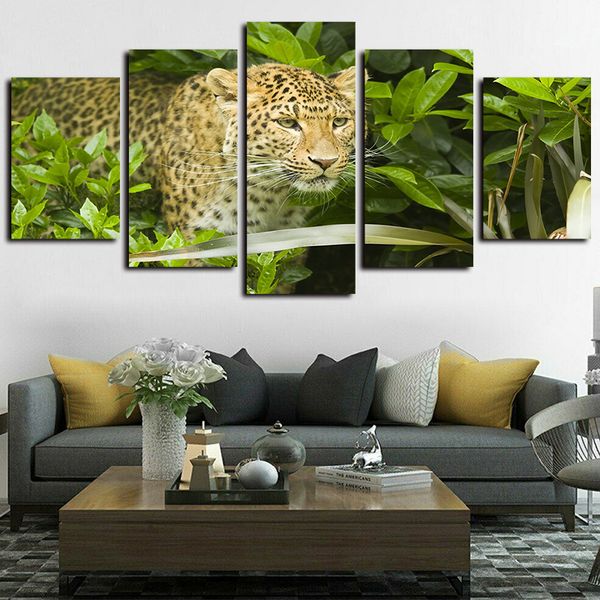 5 panels animal bush leopard paintings modern artworks giclee canvas wall art for home decor abstract poster canvas print oil painting
5 panels animal bush leopard paintings modern artworks giclee canvas wall art for home decor abstract poster canvas print oil painting