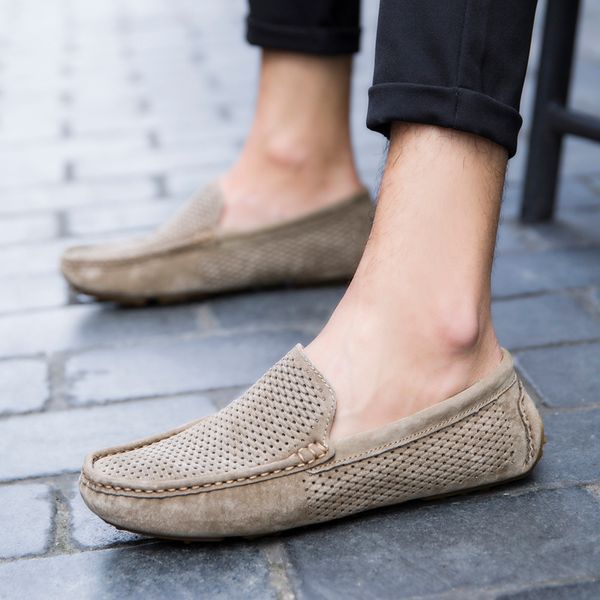 summer hollow out men casual shoes fashion leather male loafers breathable driving shoes mens moccasins slip-on male loafers, Black
summer hollow out men casual shoes fashion leather male loafers breathable driving shoes mens moccasins slip-on male loafers, Black