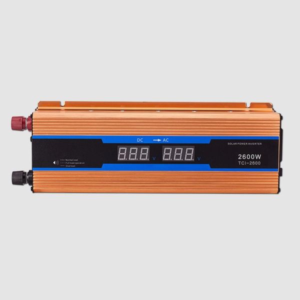 dual display car power inverter converter charger adapter modified sine wave 2600w
dual display car power inverter converter charger adapter modified sine wave 2600w