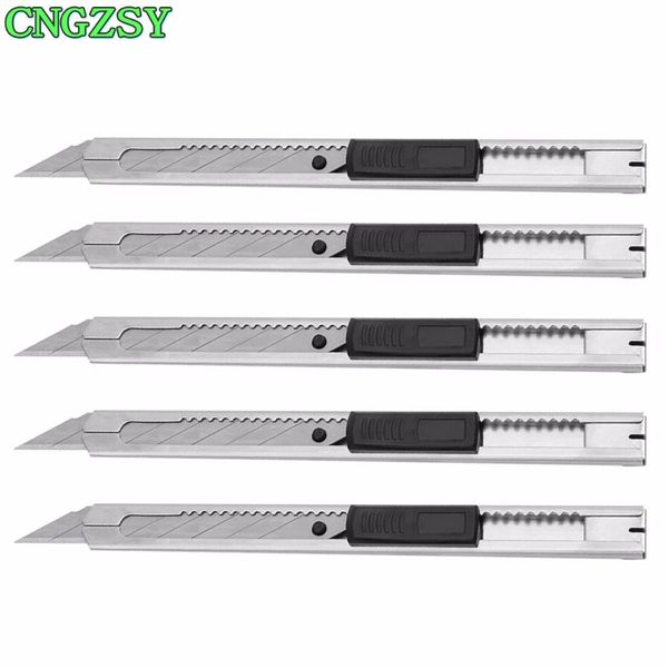 5pcs stainless steel snap off mini utility knife with 30 degree sharp blade diy art knife car film paper cutting stationery 5e02
5pcs stainless steel snap off mini utility knife with 30 degree sharp blade diy art knife car film paper cutting stationery 5e02