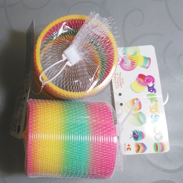 large quality rainbow circle spread children's elastic ring 9*8.5cm educational toys children creative spring ring small toys
large quality rainbow circle spread children's elastic ring 9*8.5cm educational toys children creative spring ring small toys