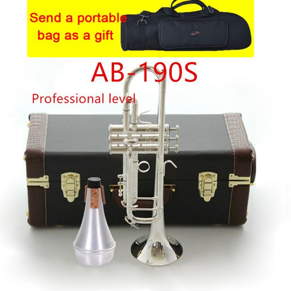 American original bach trumpet ab190 trumpet ilver plated bra bach trumpete profe ional mu ical in trument with ca e hipping
American original bach trumpet ab190 trumpet ilver plated bra bach trumpete profe ional mu ical in trument with ca e hipping