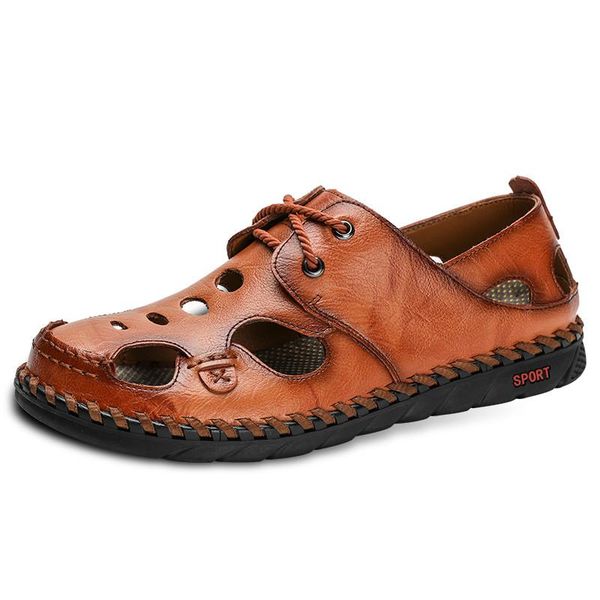new large size 38-46 men's sandals summer fashion beach sandals men leather casual shoes soft non-slip zapatos de hombre, Black
new large size 38-46 men's sandals summer fashion beach sandals men leather casual shoes soft non-slip zapatos de hombre, Black