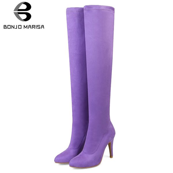 bonjomarisa 32-45 sweet candy colors over the knee boots ladies stretch thigh high boots women 2019 high heels shoes woman, Black
bonjomarisa 32-45 sweet candy colors over the knee boots ladies stretch thigh high boots women 2019 high heels shoes woman, Black