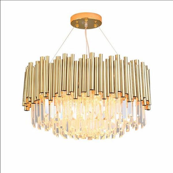 modern crystal chandelier luxury gold stainless steel living room led crystal chandelier dining room round hanging ac 90-260v
modern crystal chandelier luxury gold stainless steel living room led crystal chandelier dining room round hanging ac 90-260v
