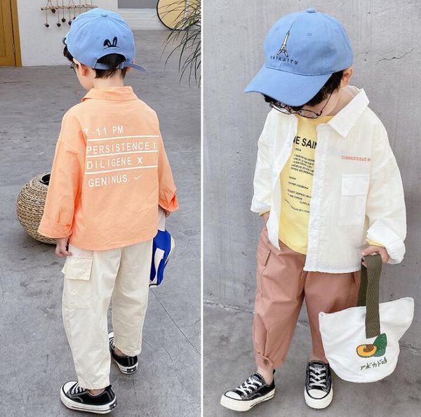 2020 new boys shirt cotton long sleeve spring fashion kids 2-7t py111, White;black