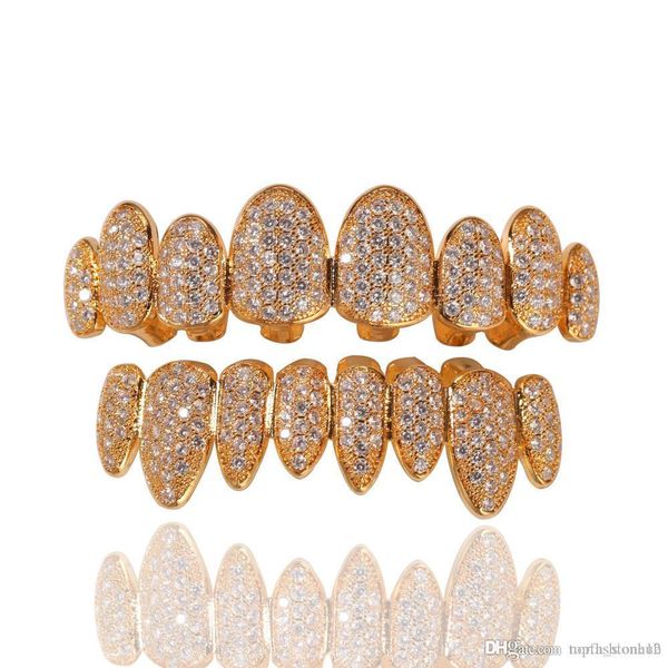 hip hop/punk teeth grillz set gold silver irregular 8-tooth canines with zircon teeth grillz, Black
hip hop/punk teeth grillz set gold silver irregular 8-tooth canines with zircon teeth grillz, Black