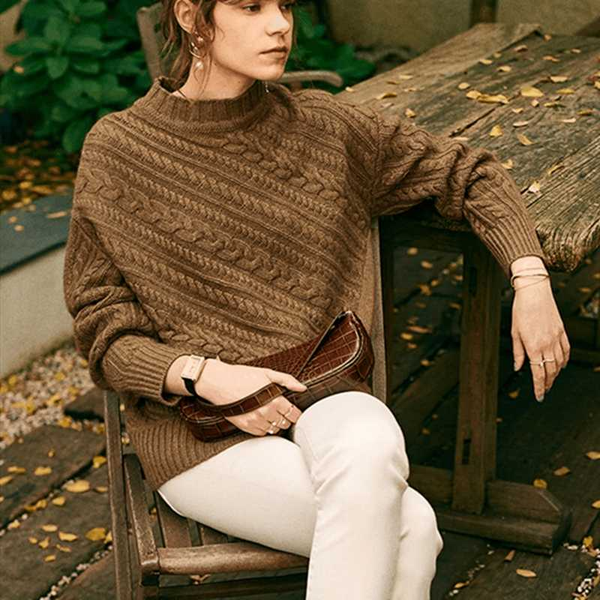 smpevrg autumn winter thick cashmere sweater women pullovers long sleeve half high collar female pullover knitted women sweaters, White;black
smpevrg autumn winter thick cashmere sweater women pullovers long sleeve half high collar female pullover knitted women sweaters, White;black
