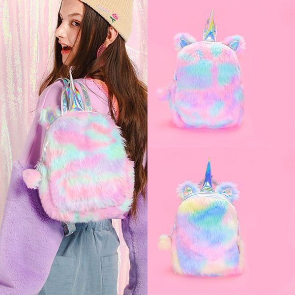 2 colors cute plush unicorn backpack 201908 3d unicorn backpack soft rainbow backbag animal shoulder bag sweet girls daughter gifts m128f
2 colors cute plush unicorn backpack 201908 3d unicorn backpack soft rainbow backbag animal shoulder bag sweet girls daughter gifts m128f