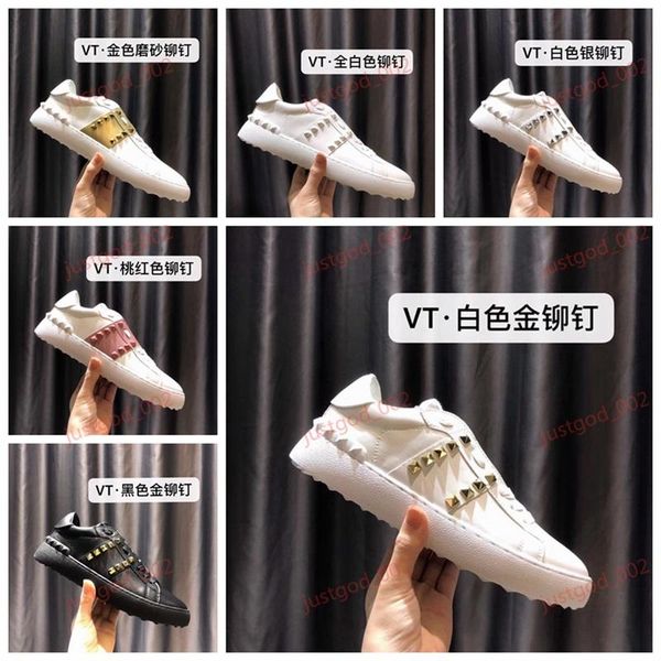 xshfbcl classic sports shoes male woman platform riveted white shoes lussuoso progettista leather flat soled casual shoes, Black;red
xshfbcl classic sports shoes male woman platform riveted white shoes lussuoso progettista leather flat soled casual shoes, Black;red