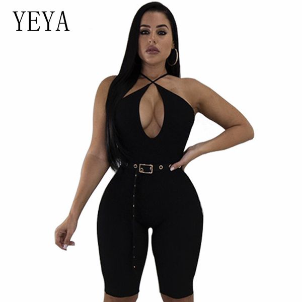 yeya summer playsuit v neck spaghetti strap short rompers womens jumpsuit backless belted club wear bodycon playsuit female, Black;white
yeya summer playsuit v neck spaghetti strap short rompers womens jumpsuit backless belted club wear bodycon playsuit female, Black;white