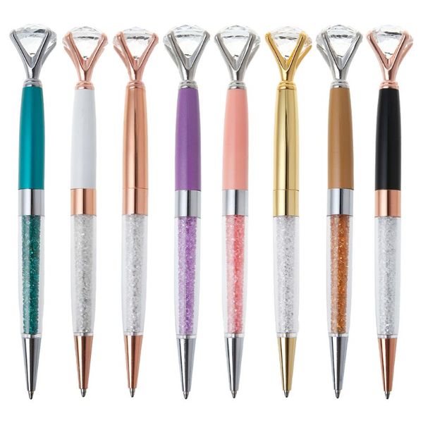 kawaii crystal ballpoint pen magic metal with large diamond office school supplies christmas gift, Blue;orange
kawaii crystal ballpoint pen magic metal with large diamond office school supplies christmas gift, Blue;orange