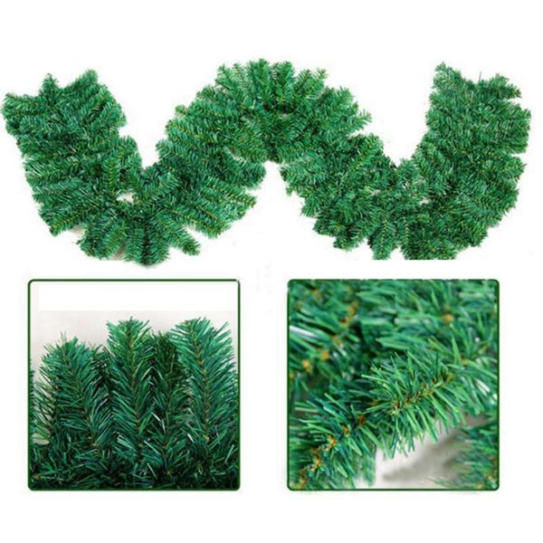 2.7m christmas decoration for home new year green christmas garland wreath xmas party pine tree rattan navidad hanging ornaments y191104
2.7m christmas decoration for home new year green christmas garland wreath xmas party pine tree rattan navidad hanging ornaments y191104