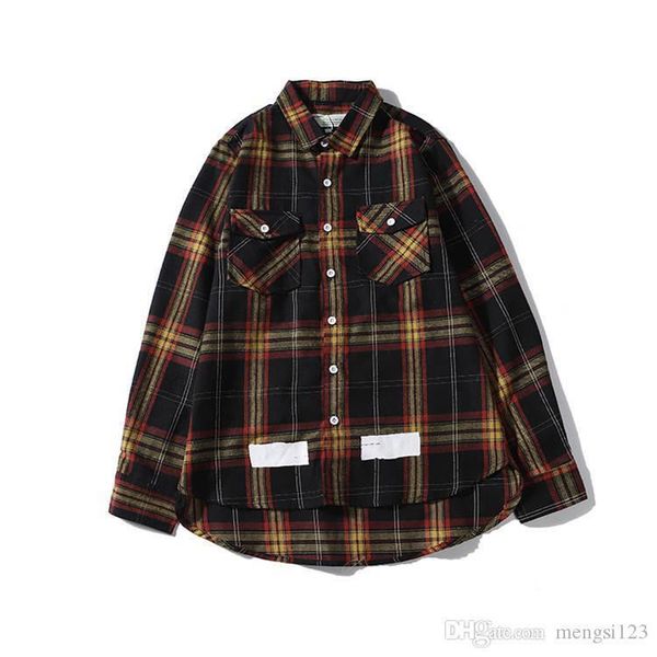 off spring and summer new graffiti stripes printed plaid shirt men and women loose casual couple shirt 02, Black;brown
off spring and summer new graffiti stripes printed plaid shirt men and women loose casual couple shirt 02, Black;brown