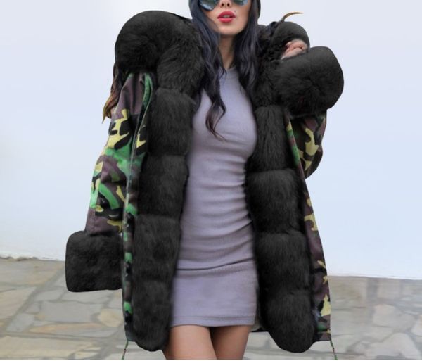 2019 winter women cotton clothes long camouflage hooded large fur collar warm cotton clothes coat, Tan;black
2019 winter women cotton clothes long camouflage hooded large fur collar warm cotton clothes coat, Tan;black