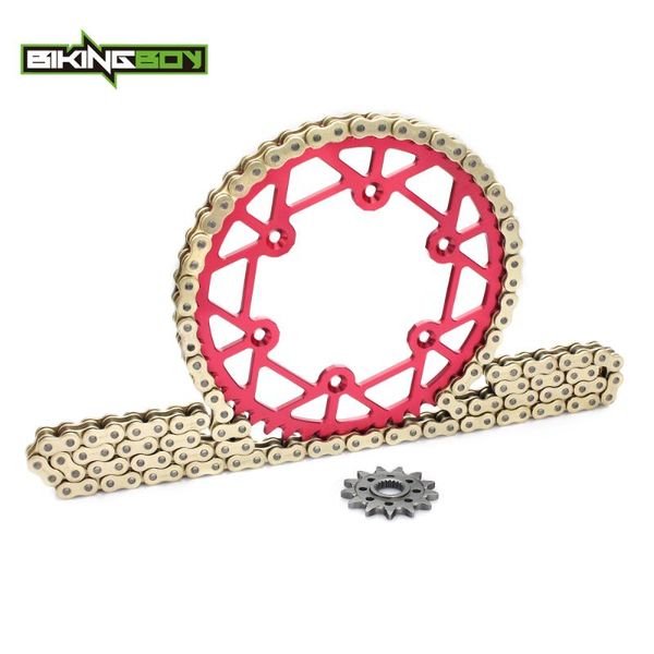 bikingboy crf 450 r 02-19 crf450x 05-18 17 16 15 14 13 12 11 cr250r 97-07 front 13t rear 48t-52t sprocket 520 120l x-ring chain 
bikingboy crf 450 r 02-19 crf450x 05-18 17 16 15 14 13 12 11 cr250r 97-07 front 13t rear 48t-52t sprocket 520 120l x-ring chain