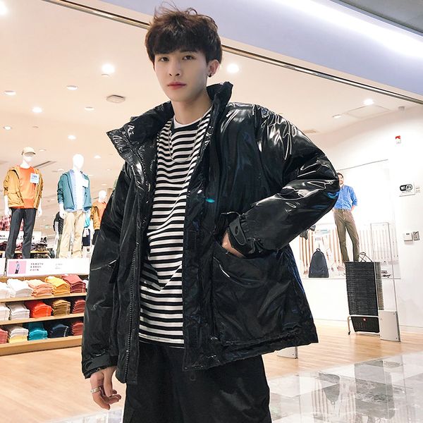 winter new jacket men's warm thick fashion solid color casual collar coat man streetwear wild loose cotton male clothes m-3xl, Black
winter new jacket men's warm thick fashion solid color casual collar coat man streetwear wild loose cotton male clothes m-3xl, Black