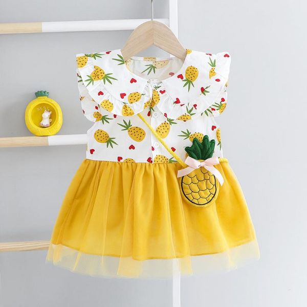 2020 korean style summer newborn infant kid baby girl ruffle doll collar tutu dress princess party dress sundress pineapple bag, Red;yellow
2020 korean style summer newborn infant kid baby girl ruffle doll collar tutu dress princess party dress sundress pineapple bag, Red;yellow