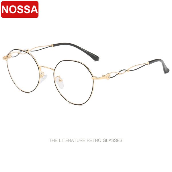 exquisite ladies fashion personality flat mirror full frame metal trend glasses legs retro can be equipped with myopia glasses., Black
exquisite ladies fashion personality flat mirror full frame metal trend glasses legs retro can be equipped with myopia glasses., Black