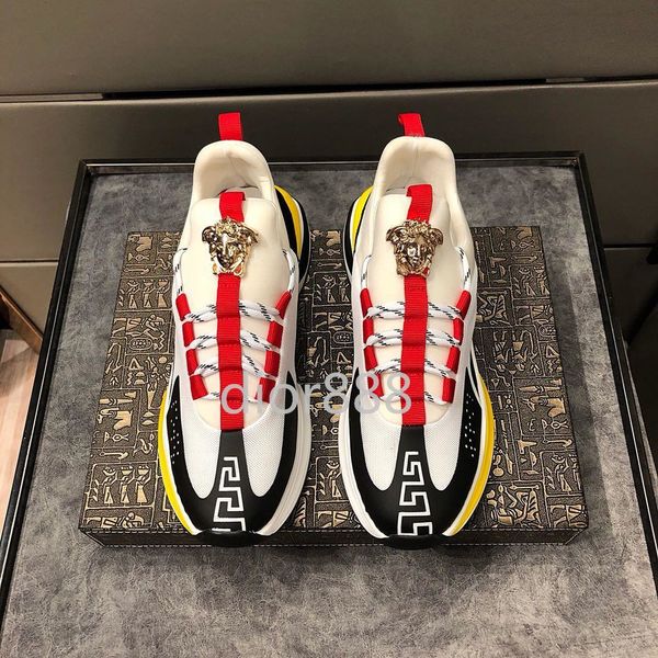 2020 новый роскошный дизайнер скольжения на обувь высокого качества моды старый папа спортивные туфли мужские случайные размер обуви, Black;red 
2020 новый роскошный дизайнер скольжения на обувь высокого качества моды старый папа спортивные туфли мужские случайные размер обуви, Black;red