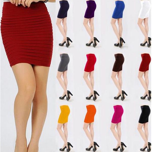 elastic pleated skirt high waist bodycon skirts mini skirt short pencil skirts, Black
elastic pleated skirt high waist bodycon skirts mini skirt short pencil skirts, Black