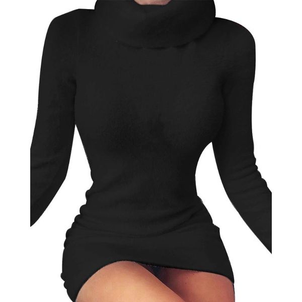 jumper fashion streetwear warm turtleneck solid women long sweater mini bodycon autumn winter knitted party shopping, White;black
jumper fashion streetwear warm turtleneck solid women long sweater mini bodycon autumn winter knitted party shopping, White;black