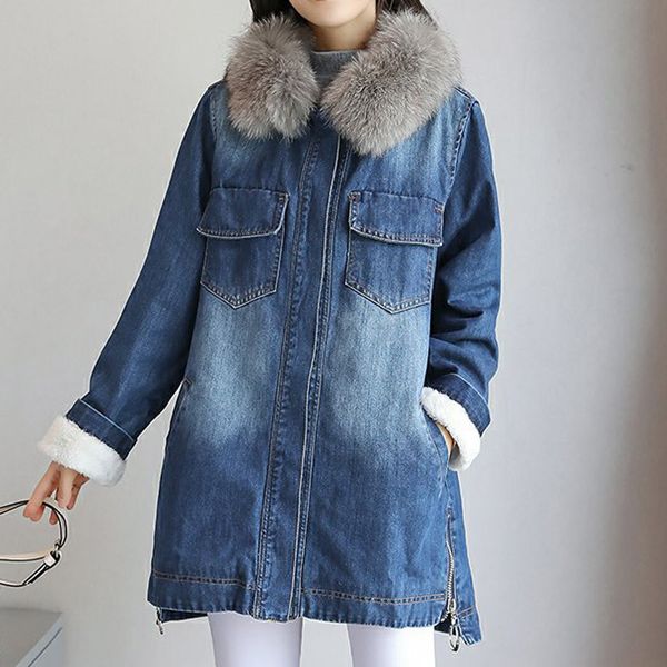 plus size s-3xl winter jacket women thicked fleece hooded winter parka long denim coats punk women coats and jackets clothing, Black
plus size s-3xl winter jacket women thicked fleece hooded winter parka long denim coats punk women coats and jackets clothing, Black