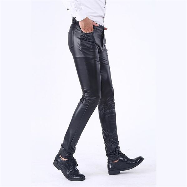 2020 new men`s business slim fit five pockets stretchy comfy black solid faux leather pants jeans trousers for men
2020 new men`s business slim fit five pockets stretchy comfy black solid faux leather pants jeans trousers for men