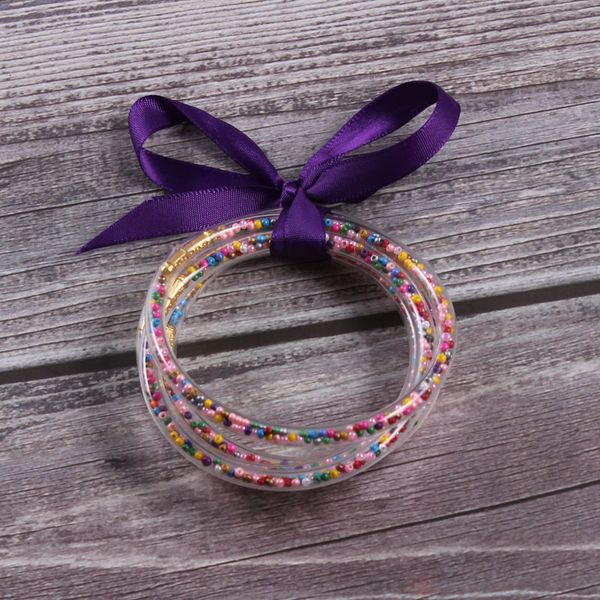 2019 all weather glitter beads jelly bangles bracelets glitter filled silicone round bangle for women prayer bangles 5pcs/set, Black
2019 all weather glitter beads jelly bangles bracelets glitter filled silicone round bangle for women prayer bangles 5pcs/set, Black