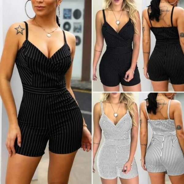 jumpsuit summer women playsuit sleeveless striped jumpsuit elegant rompers casual shorts jumpsuits ladies playsuit bodysuit, Black;white
jumpsuit summer women playsuit sleeveless striped jumpsuit elegant rompers casual shorts jumpsuits ladies playsuit bodysuit, Black;white